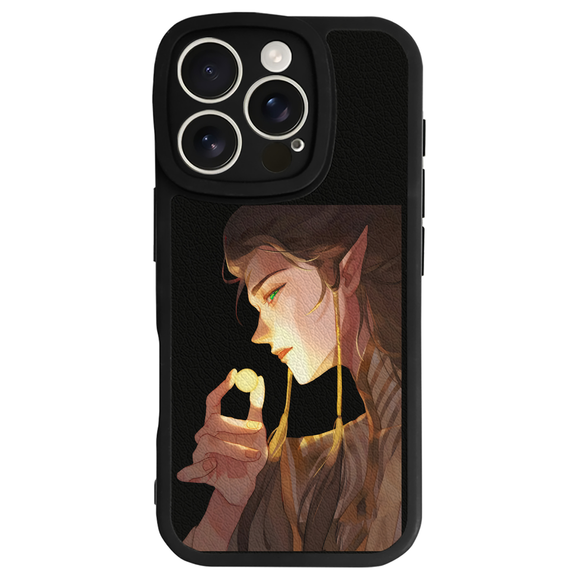 （画像用） Ne Zha 2 ナタ 魔童の大暴れ 【iPhone 16シリーズ対応】シリコンスマホケース（レザー調） 材質：シリコン